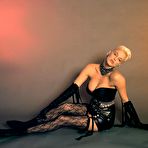 First pic of Busty Brigitte Nielsen shows deep cleavage photoshoot