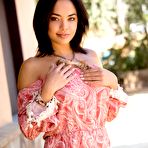 First pic of Curvy exotic babe Selena Santana in sexy striptease at PinkWorld Blog