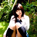 First pic of Yui Serizawa posing her large natural tits outdoors