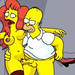 Third pic of Simpsons - Homer fucks assistant