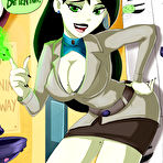 Second pic of Kim Possible: Dirty cum guzzling highschool whore