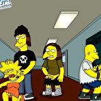 First pic of Simpsons - Jessica Lovejoy and Lisa at school