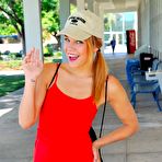 Second pic of Lovely redhead teen chick Daisy Dalton shows off every inch of her teen bod outside