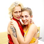 First pic of Horny housewife seducing a naughty lesbian teen