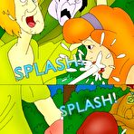 Fourth pic of Daphne Blake sucks huge dick of Fred Jones Jr in bus