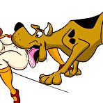 Third pic of Daphne Blake gets hard anal and blowjob from Shaggy Rogers