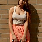 Fourth pic of Busty Goddess Stephie Musso In A Summer Dress