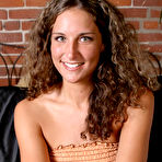 First pic of Naked smiling girl Jayma Ried opens her legs and strokes her dick in front of her pussy