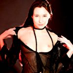 Second pic of Awesome Sexy Brunette In Sheer Black