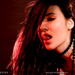 Fourth pic of Awesome Sexy Brunette In Sheer Black