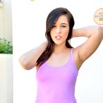 First pic of FTV girl Bailey teasing with a banana outdoors at PinkWorld Blog