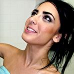 Third pic of Busty hardcore hottie Alexa Aimes takes on a thick tool and works it like a pro