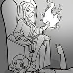 First pic of Avatar Korra Art - black and white comics hot Futanari - Training Vacation