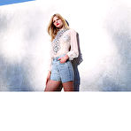 Third pic of Lara Stone sexy and topless posing for magazines