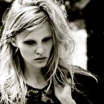 Second pic of Lara Stone black-&-white nude and sexy pics