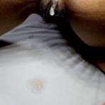 Fourth pic of :: Asian Sex Diary :: Hairy and Petite Indo babe gets fucked until creampie filling