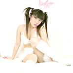Third pic of Ayumi Hayama Asian with big hooters and long boots is playful