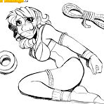 Fourth pic of Hot sexy comics with bondage Elf teens