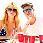 Third pic of Bella Thorne on the beach in Malibu