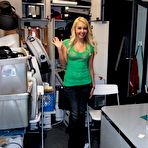 First pic of Hot blonde amateur Aaliyah Love gets rammed in the back room at her work