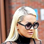 Third pic of Rita Ora deep cleavage in New York