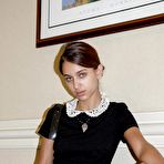 Second pic of Uma Jolie in a Black Uniform