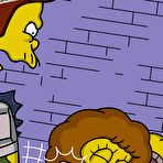 Fourth pic of Simpsons - Snake fucks Maude