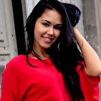 First pic of Sexy stockings girl Macy B is working fingers between legs until the strong orgasm