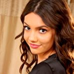 First pic of Busty Cutie in a Black Silk Robe