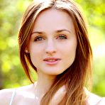 First pic of Sweet natural babe Vittoria Amada poses naked in the forest and shows us all