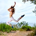 Third pic of Athletic Babe Doing Yoga In The Outdoors