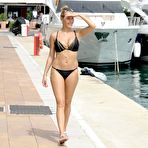Third pic of Chloe Goodman in black bikini candids