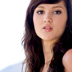 First pic of Ellena Woods Natural Brunette Gets Naked on Outdoor Patio