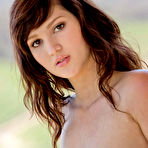 Fourth pic of Ellena Woods Natural Brunette Gets Naked on Outdoor Patio