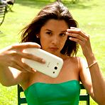 Second pic of Yesenia Corral in a Green Dress