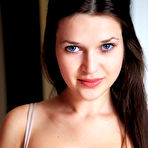 First pic of Serena Wood Busty Brunette in Black Bra and Panties