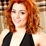 First pic of Rosie Rees Enticing Redhead Sexy in Sheer Pantyhose