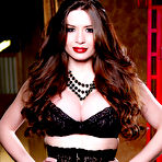 First pic of Veronica Vain Bares Big Boobs from Tight Black Lingerie