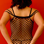 Second pic of Hotty Stop / Sweet Krissy in some fishnet showing off her huge tits and ass