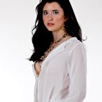 First pic of Seductive Brunette in a White Shirt