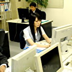First pic of Good office lady Ruri Shinohara ends up having cyber sex | JapanHDV