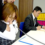 First pic of Saki can&rsquo;t stop getting fucked and giving pleasure during work hours | JapanHDV