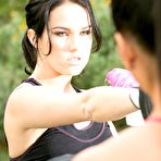 First pic of Adriana Luna and Megan Rain had a karate training and hotly excited and pleased each other with lesbian sex