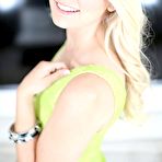 First pic of Blue eyed knockout Alli drops to her knees at PinkWorld Blog