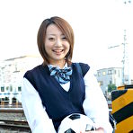 Second pic of Hot teen Yu Shirogan gets her undies caught | Japan HDV