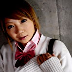 Third pic of Sexy teen Rui Hazuki poses in short skirt out | Japan HDV