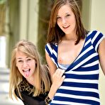 Second pic of First time video girl Molly toying in back of the car at PinkWorld Blog