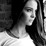 Second pic of Emelia Paige teasing in an erotic black & white shoot | Web Starlets