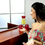 First pic of Hot blonde masseuse Britney Amber seduces Megan Salinas and Cassie Laine for threesome