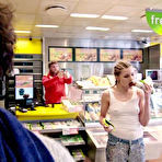 Second pic of Iben Marie Akerlie topless in H&aelig;sjt&aelig;gg